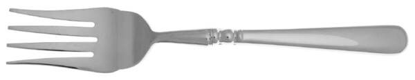 Pearl Platinum-Glossy (Stainless) Cold Meat Fork Large, Stainless Tines HC