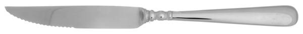 Pearl Platinum-Glossy (Stainless) Steak Knife Individual Hollow, Serrate HC