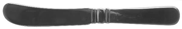 Pearl Platinum-Glossy (Stainless) Individual Hors D'Oeuvre-Butter Knife HollowHandle
