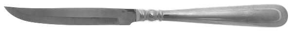 Pearl Platinum-Glossy (Stainless) Individual Steak Knife w/Bevel Blade