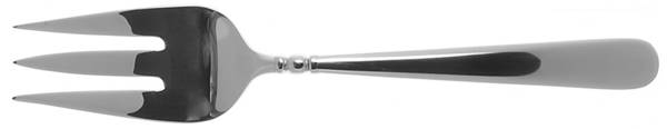 Pearl Platinum-Glossy (Stainless) Medium Solid Cold Meat Serving Fork