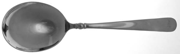 Pearl Platinum-Glossy (Stainless) Solid Casserole/Salad Serving Spoon