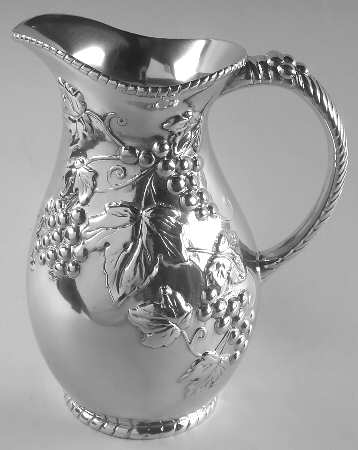 Grape Weave (Hollowware, Other) 96 Oz Water Pitcher