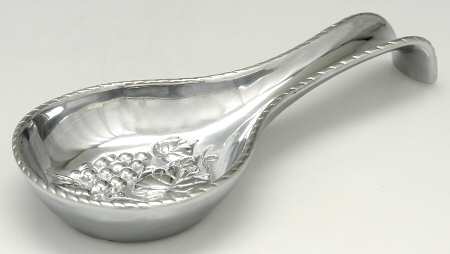 Grape Weave (Hollowware, Other) Spoon Rest (Holds 1 Spoon)
