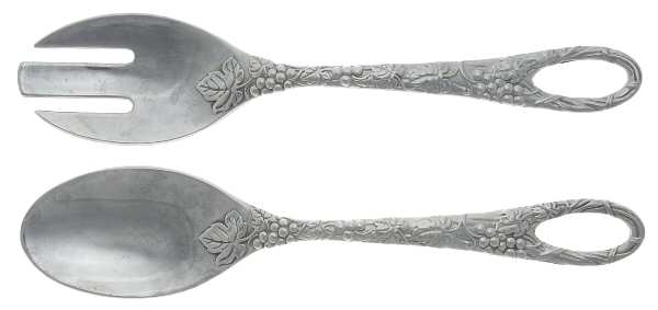 Grape Weave (Hollowware, Other) (2 Pc) Solid Salad Set