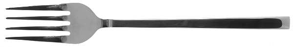 Ubiquity (Stainless) Large Solid Cold Meat Serving Fork