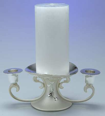 Opal Innocence (Silverplate, Hollowware) Unity Candleholder