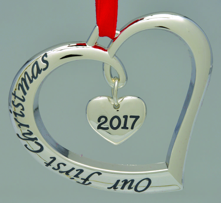 Forevermore (Silverplate Hollowware) 2017 Our 1st Christmas Ornament