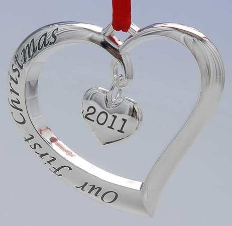 Forevermore (Silverplate Hollowware) 2011 Our First Christmas Ornament