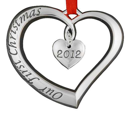 Forevermore (Silverplate Hollowware) 2012 Our First Christmas Ornament