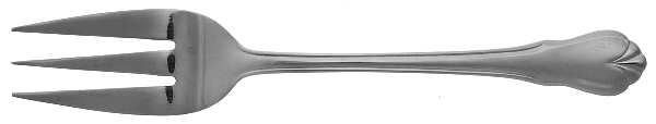 Diana (Stainless) Medium Solid Cold Meat Serving Fork