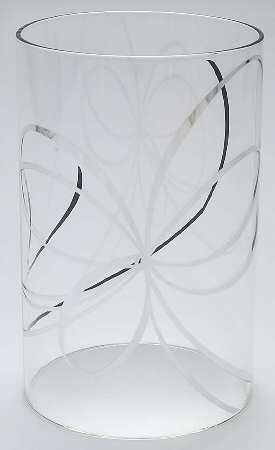 Belle Boulevard (SIlverplate, Hollowware) Glass Globe for Hurricane Lamp