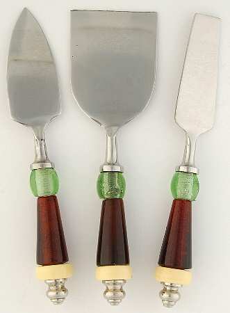 Holiday Gatherings (Stainless) 3 Piece Cheese Set (3 Knives)