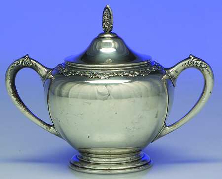 2100 (Sterling, Hollowware) Sugar Bowl & Lid