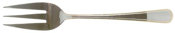 Golden Marina (Stainless) Medium Solid Cold Meat Serving Fork