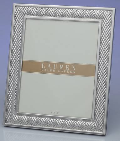 Equestrian Braid (Silverplate, Hollowware) Frame Holds 8" X 10"