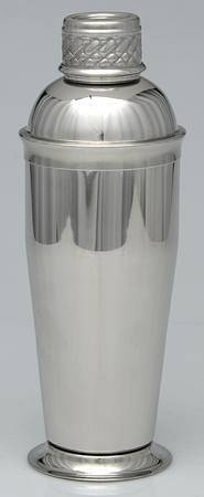 Equestrian Braid (Stainless, Hollowware) Cocktail Shaker with Lid