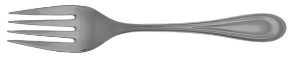 Tear Drop (Stainless) Large Solid Cold Meat Serving Fork by Lenox