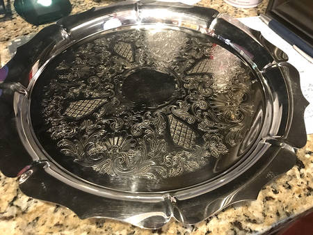 Early Dublin (Silverplate, Hollowware) 12" Round Tray