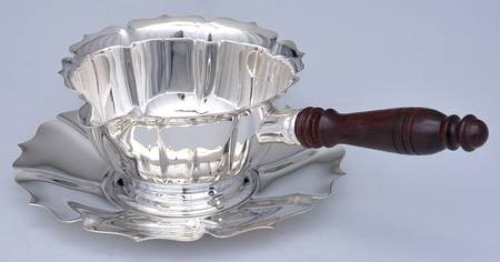 Early Dublin (Silverplate, Hollowware) Pipkin & Tray