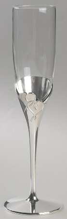 True Love (Silverplate, Hollowware) Champagne Flute Glass