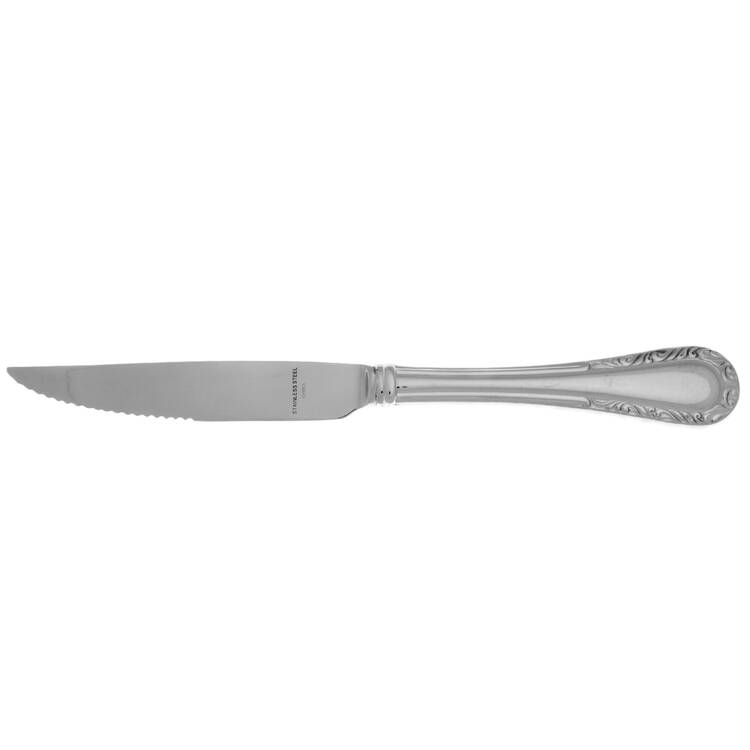 Venetian Lace (Stainless) Steak Knife Individual Hollow, Serrate HC