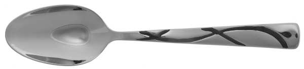 Vibe (Stainless, Black Enamel) Place/Oval Soup Spoon