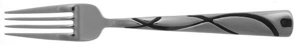Vibe (Stainless, Black Enamel) Fork