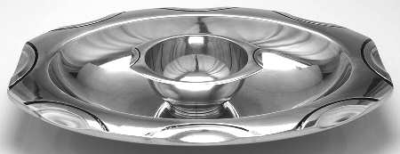 Scoop (Aluminum, Hollowware) 2 Piece Chip & Dip Set