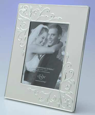 Opal Innocence Scroll (Silverplate, Hollowware) 5" X 7" Picture Frame