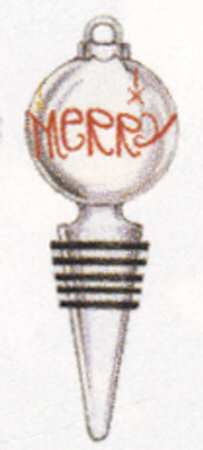 Eat Drink Be Merry (Hollowware, Other) Wine Stopper