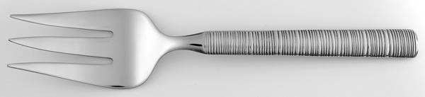 Wrap (Stainless) Medium Solid Cold Meat Serving Fork
