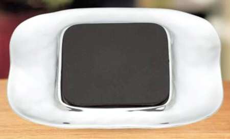 Organics (Aluminum, Holloware) Cheese & Cracker Server