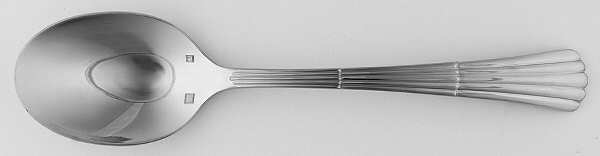 Nassau (Stainless) Tablespoon (Serving Spoon) by Lunt Silver