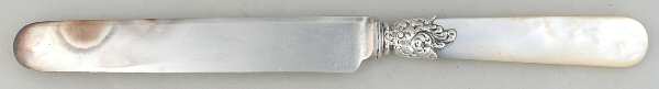 Pearl Handle Flatware 18 (Sterling) Old French Hollow Pearl Handle Knife