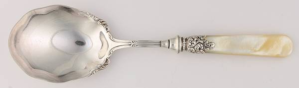 Pearl Handle Flatware 18 (Sterling) Pearl Handle Berry Casserole Spoon