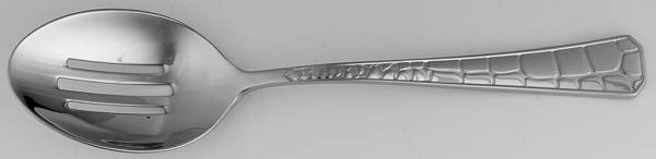 Crocodile (Stainless) Pierced Tablespoon (Serving Spoon)