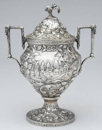 Landscape (Sterling, Hollowware) Sugar Bowl & Lid