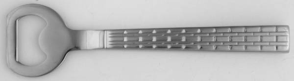 Watchband (Silverplate, Hollowware) Bottle Opener with Silverplate Bowl