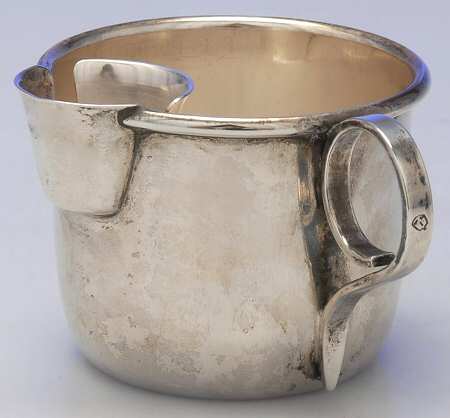 LZP1 (Sterling, Hollowware) Child's Cup with Attached Sipper No Lid