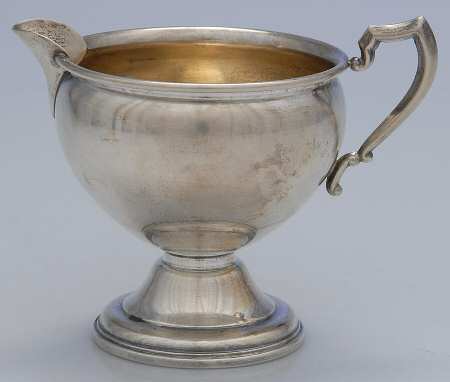 16 (Sterling, Hollowware) Weighted Mini Creamer