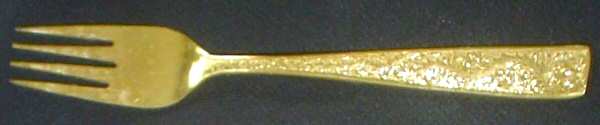 Gold Modern Trend (Gold Electroplate) Individual Salad Fork