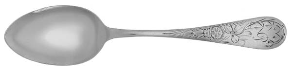 LUS52 (Sterling) Monogram Teaspoon
