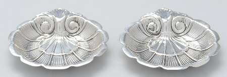 S-1 (Sterling, Hollowware) Nut Dish - Set of 2