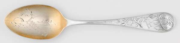 LUS55 (Sterling) Monogram Teaspoon