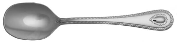 French Perle (Stainless) Round Bowl Soup Spoon (Cream Soup) HC