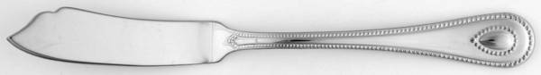 French Perle (Stainless) Flat Handle Master Butter Knife
