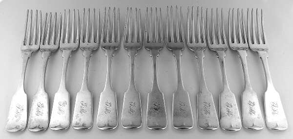 LDH1 (Coin) Fork - Set of 12