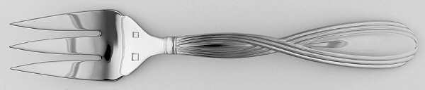 Overture (Stainless) Medium Solid Cold Meat Serving Fork