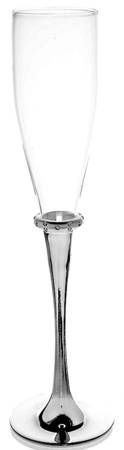 Devotion (Silverplate, Hollowware) Glass & Silver Champagne Flute